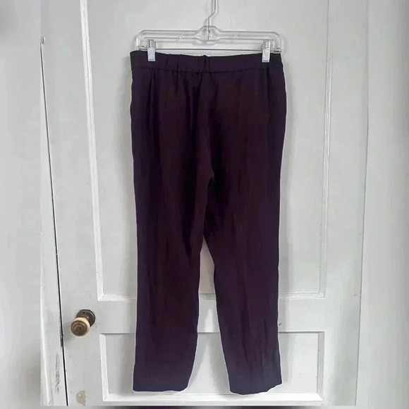 Aritzia Babaton Cohen Eggplant Pants Size 4 - Picture 3 of 3